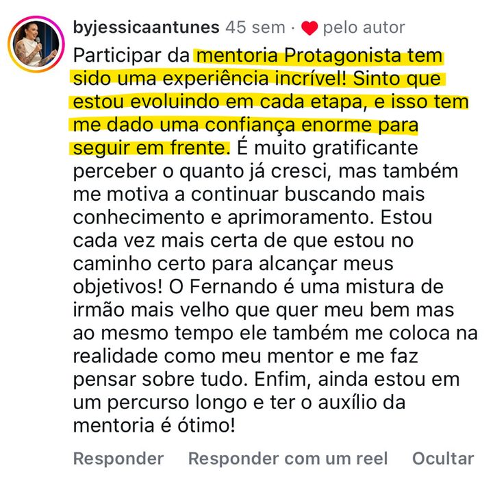 Depoimento de Jéssica Antunes