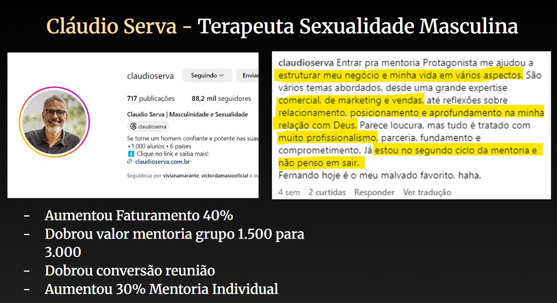 Depoimento Cláudio Serva